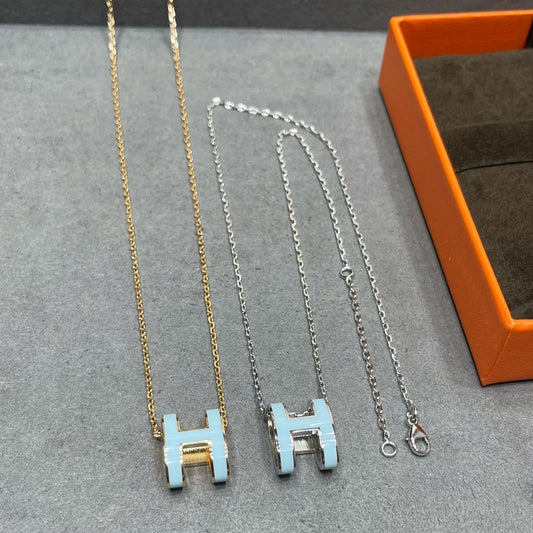 [Pearl Jewelrys]POP H SKY BLUE NECKLACE
