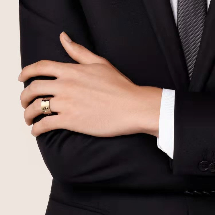 [Pearl Jewelrys]LOVE 11MM LARGE RING