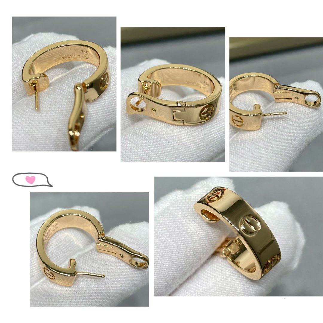 [Pearl Jewelrys]LOVE 5.5MM EARRINGS