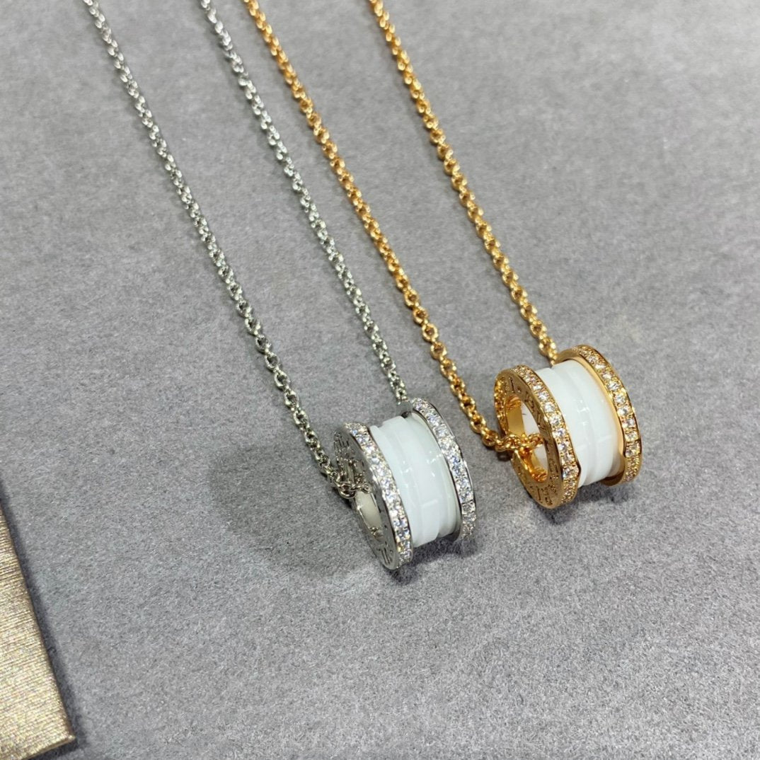 [Pearl Jewelrys]ZERO 1 DIAMOND CERAMIC NECKLACE