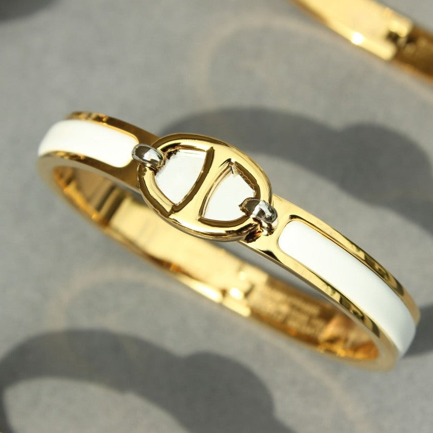 [Pearl Jewelrys]CLIC CHAINE GOLD BRACELET