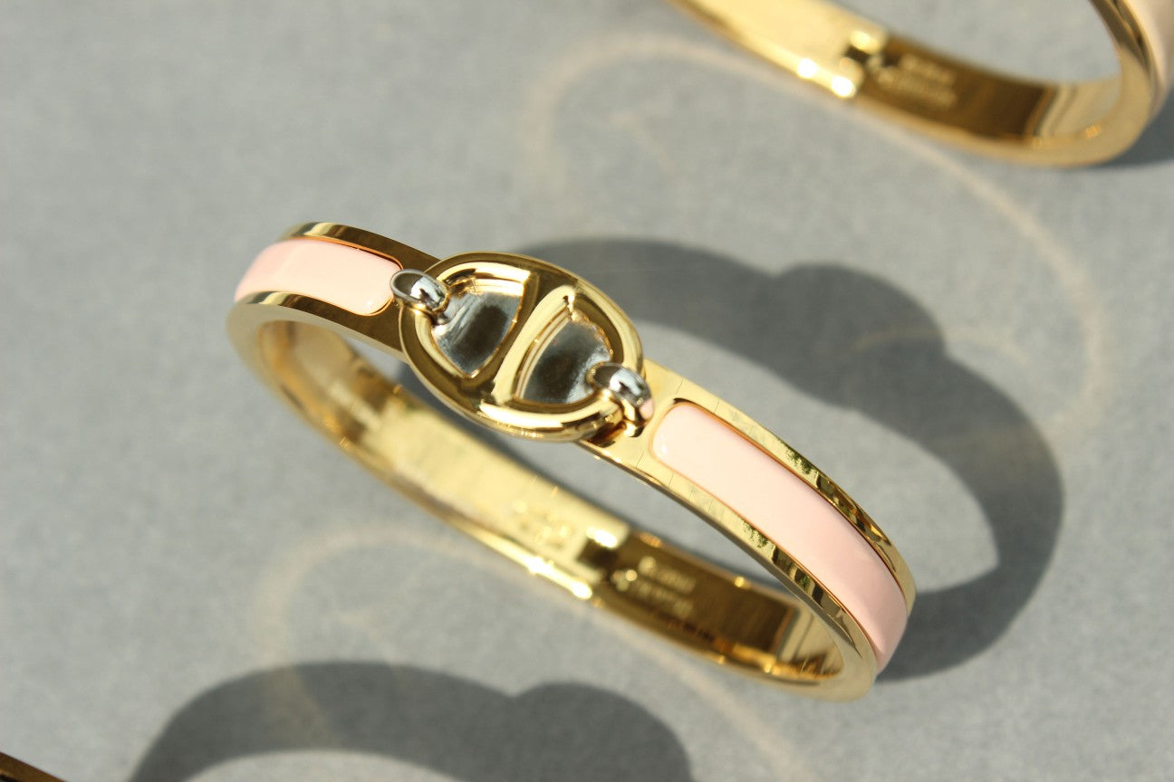 [Pearl Jewelrys]CLIC CHAINE GOLD BRACELET