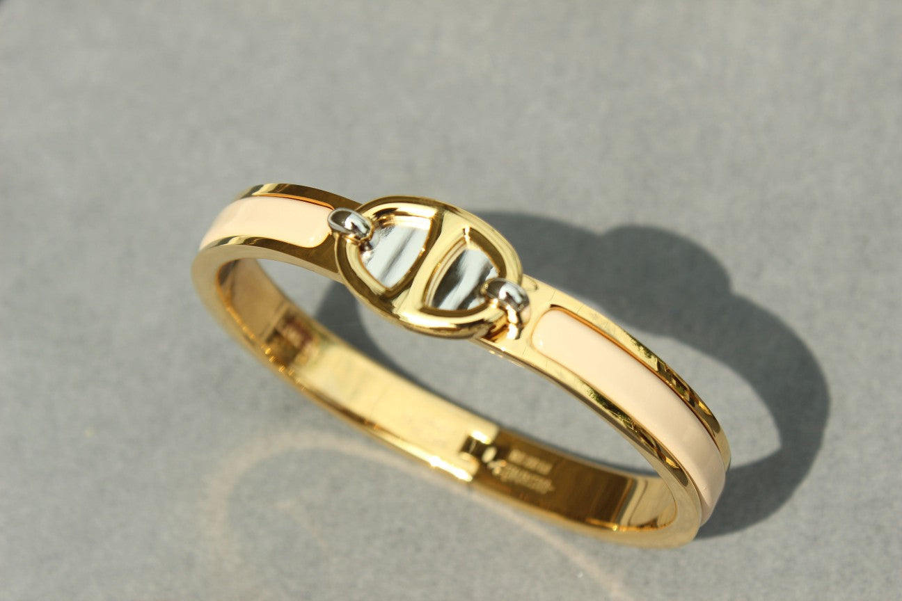 [Pearl Jewelrys]CLIC CHAINE GOLD BRACELET