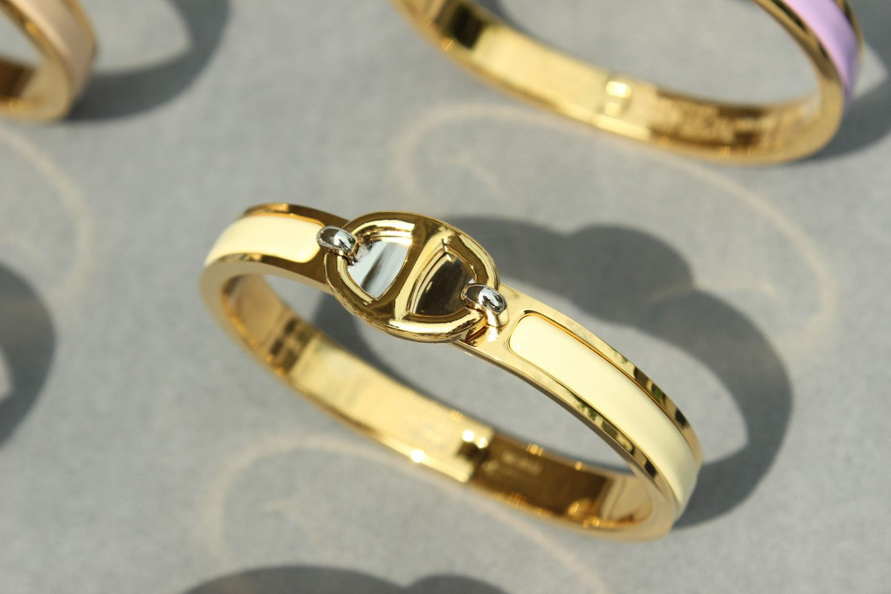 [Pearl Jewelrys]CLIC CHAINE GOLD BRACELET