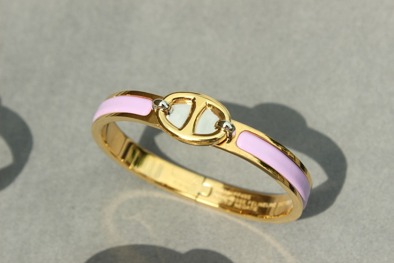 [Pearl Jewelrys]CLIC CHAINE GOLD BRACELET