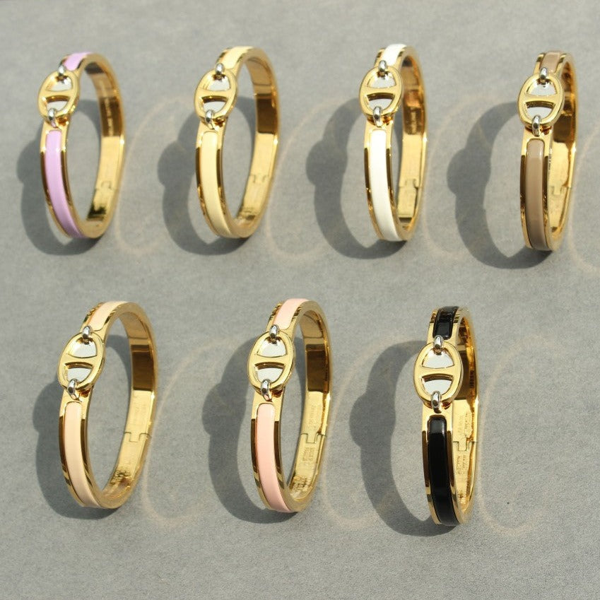 [Pearl Jewelrys]CLIC CHAINE GOLD BRACELET