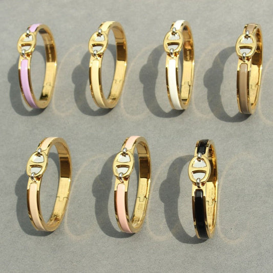 [Pearl Jewelrys]CLIC CHAINE GOLD BRACELET