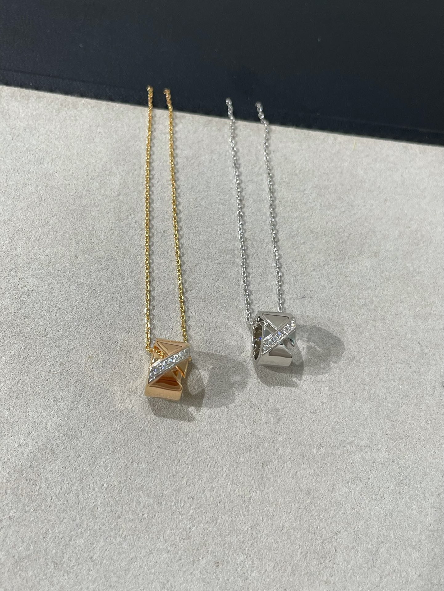 [Pearl Jewelrys]LIENS EVIDENCE DIAMOND NECKLACE