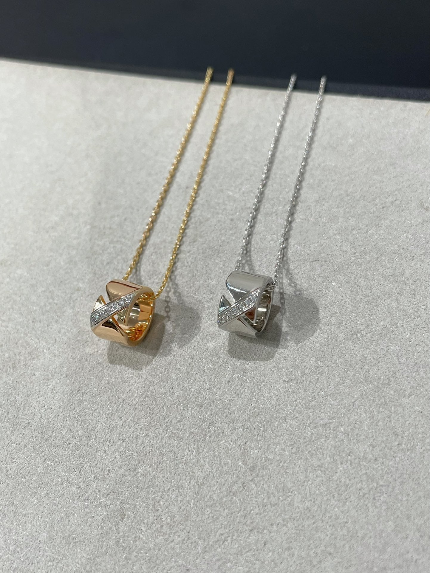 [Pearl Jewelrys]LIENS EVIDENCE DIAMOND NECKLACE