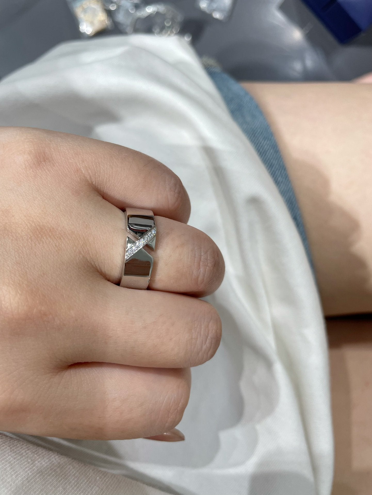 [Pearl Jewelrys]LIENS EVIDENCE DIAOMOND RING