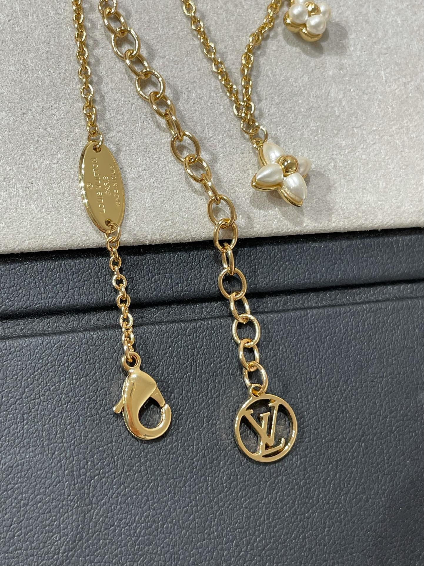 [Pearl Jewelrys]FLOWERGRAM GOLD MOP DOUBLE ROW NECKLACE
