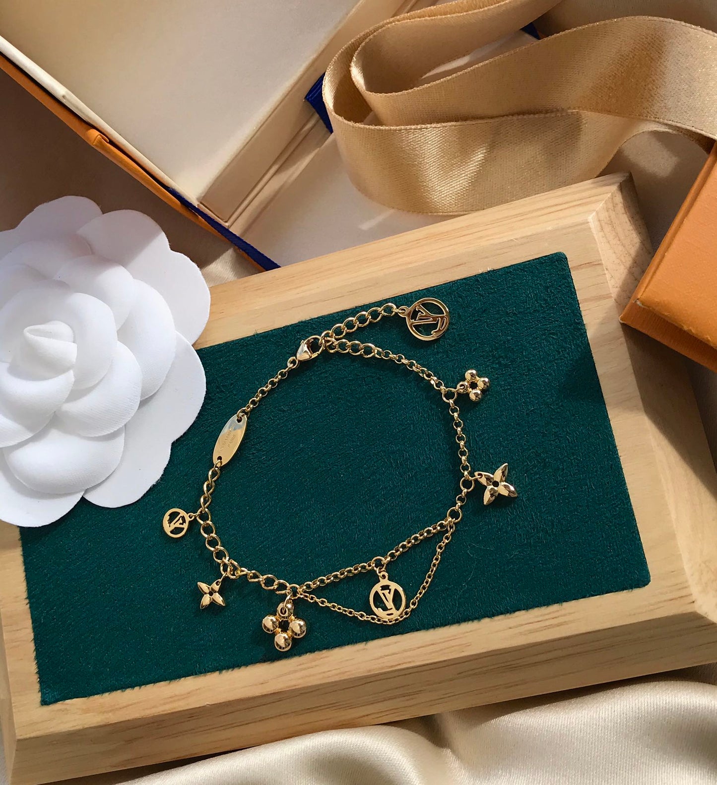 [Pearl Jewelrys]BLOOMING PINK GOLD MOP BRACELET
