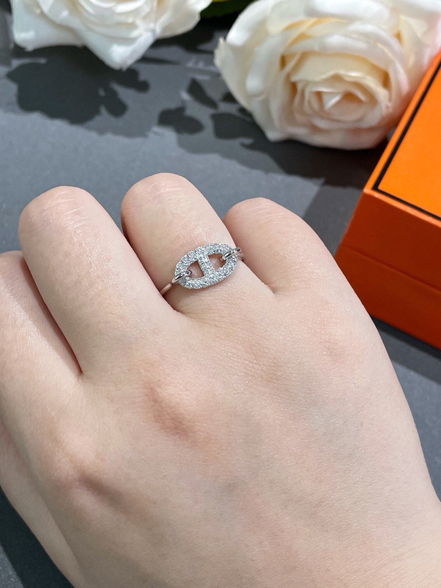 [Pearl Jewelrys]RONDE SMALL DIAMOND RING