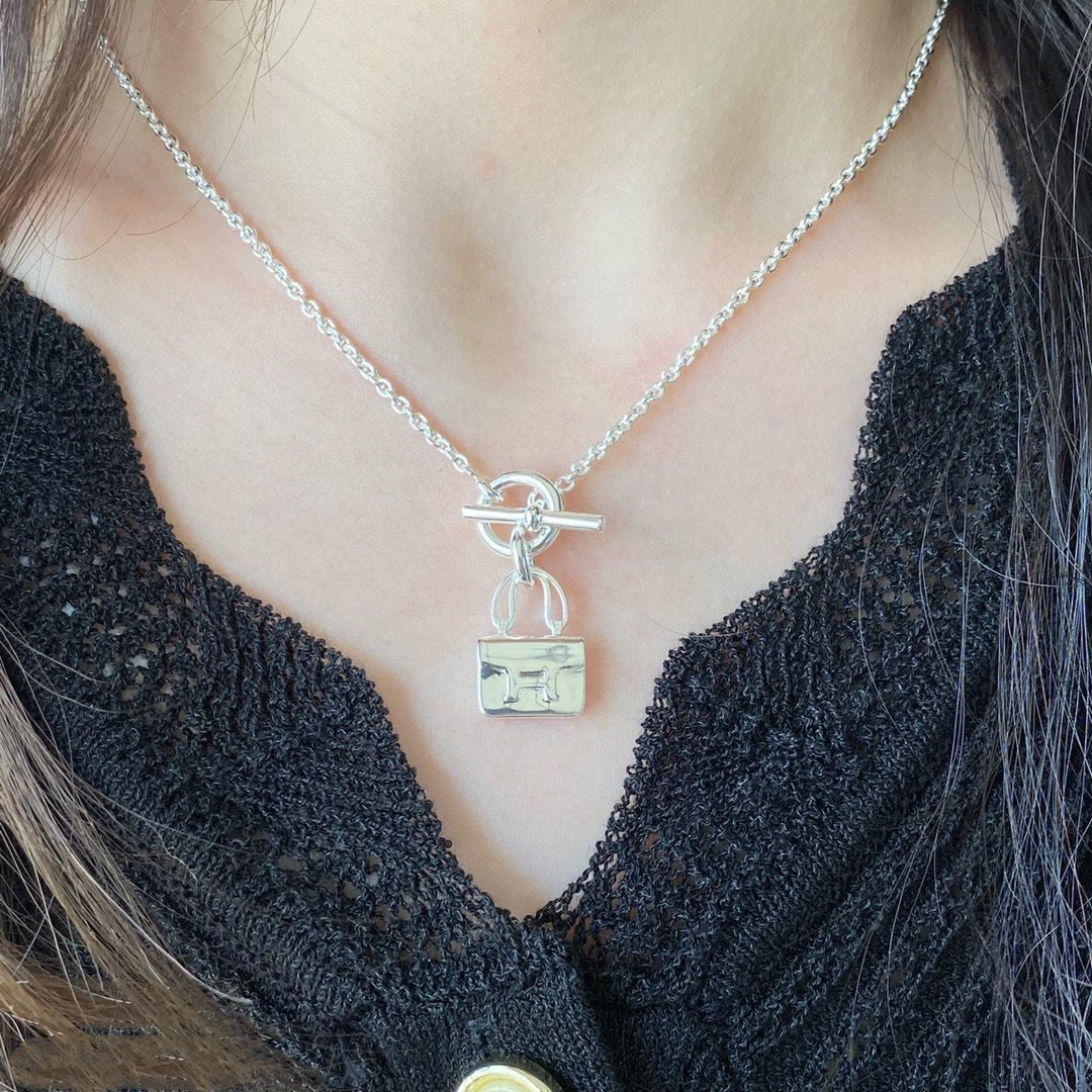 [Pearl Jewelrys]CONSTANCE PEDANT SILVER NECKLACE