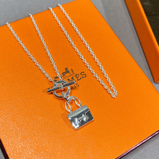 [Pearl Jewelrys]CONSTANCE PEDANT SILVER NECKLACE