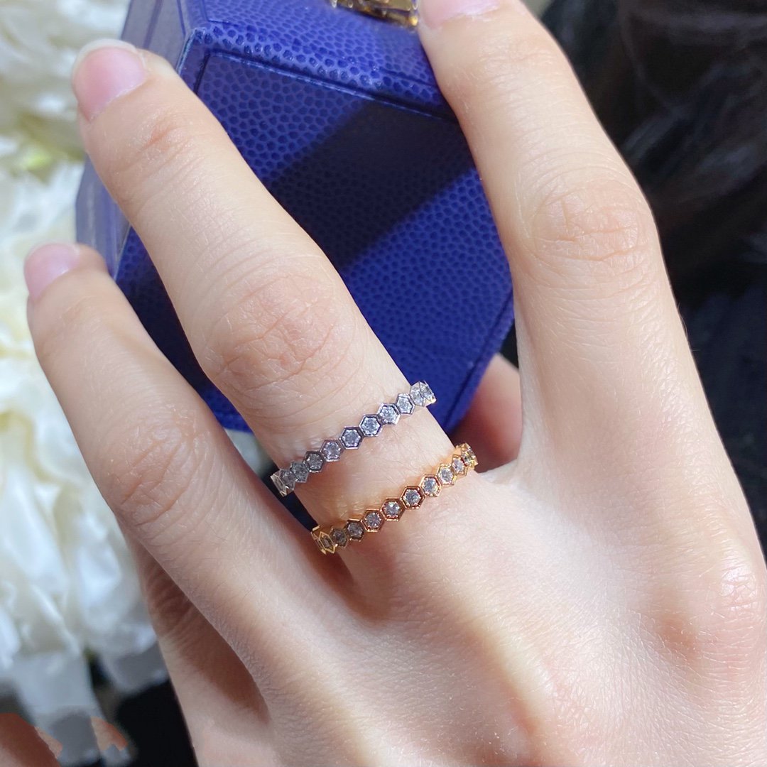 [Pearl Jewelrys]BEE LOVE DIAMOND PAVED SMALL RING