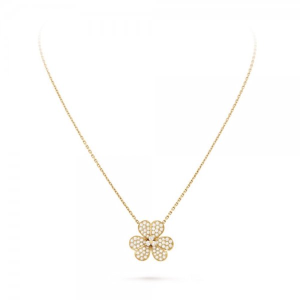 [Pearl Jewelrys]FLOWER DIAMOND NECKLACE