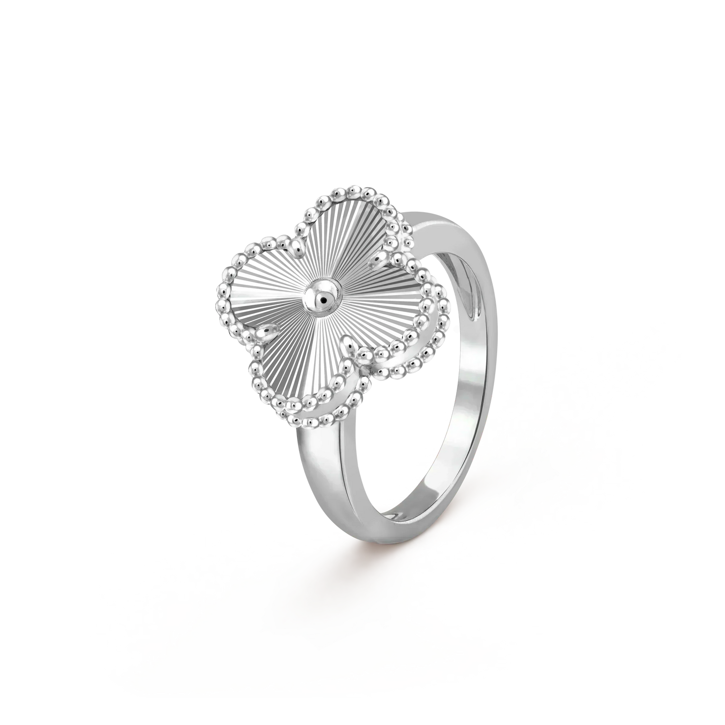 [Pearl Jewelrys]CLOVER SILVER RING