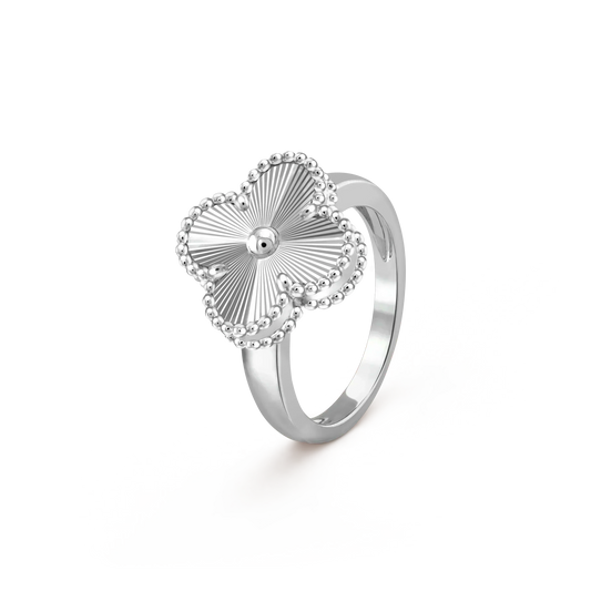 [Pearl Jewelrys]CLOVER SILVER RING