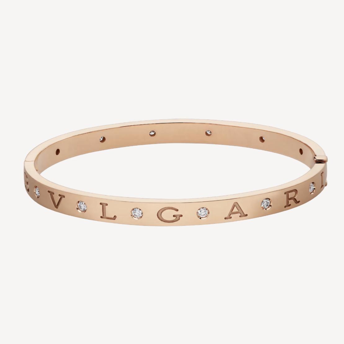 [Pearl Jewelrys]ZERO 1 PINK GOLD 12 DIAMONDS BRACELET