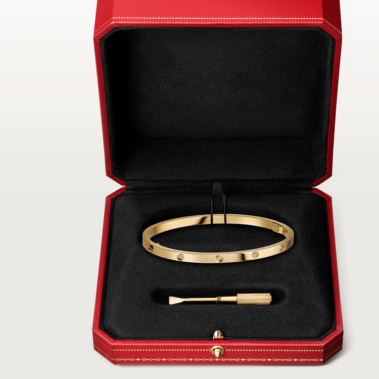 [Pearl Jewelrys]LOVE BRACELET 3.65MM 10 DIAMONDS