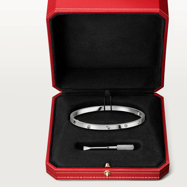 [Pearl Jewelrys]LOVE BRACELET 3.65MM 10 DIAMONDS