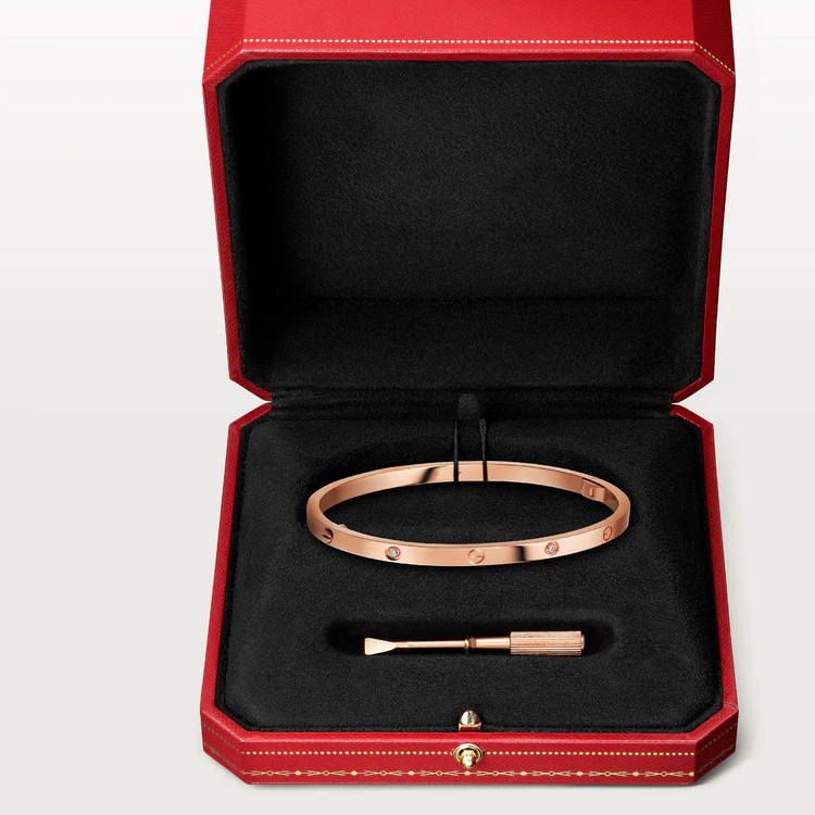 [Pearl Jewelrys]LOVE BRACELET 3.65MM 6 DIAMONDS