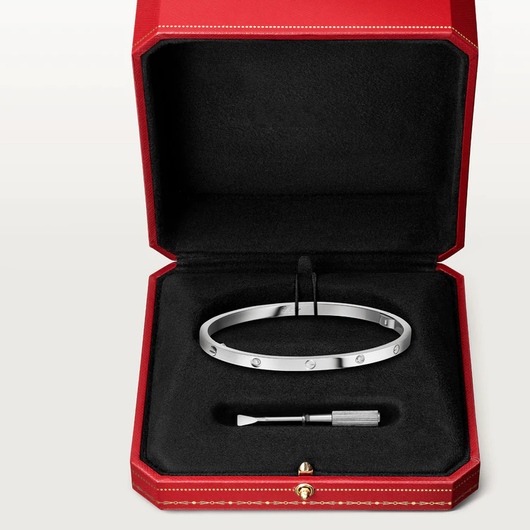 [Pearl Jewelrys]LOVE BRACELET 3.65MM 6 DIAMONDS