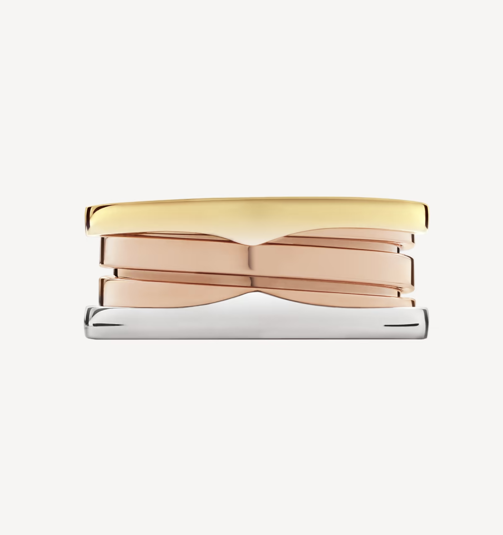 [Pearl Jewelrys]ZERO 1 THREE-BAND ROSE WHITE AND YELLOW RING