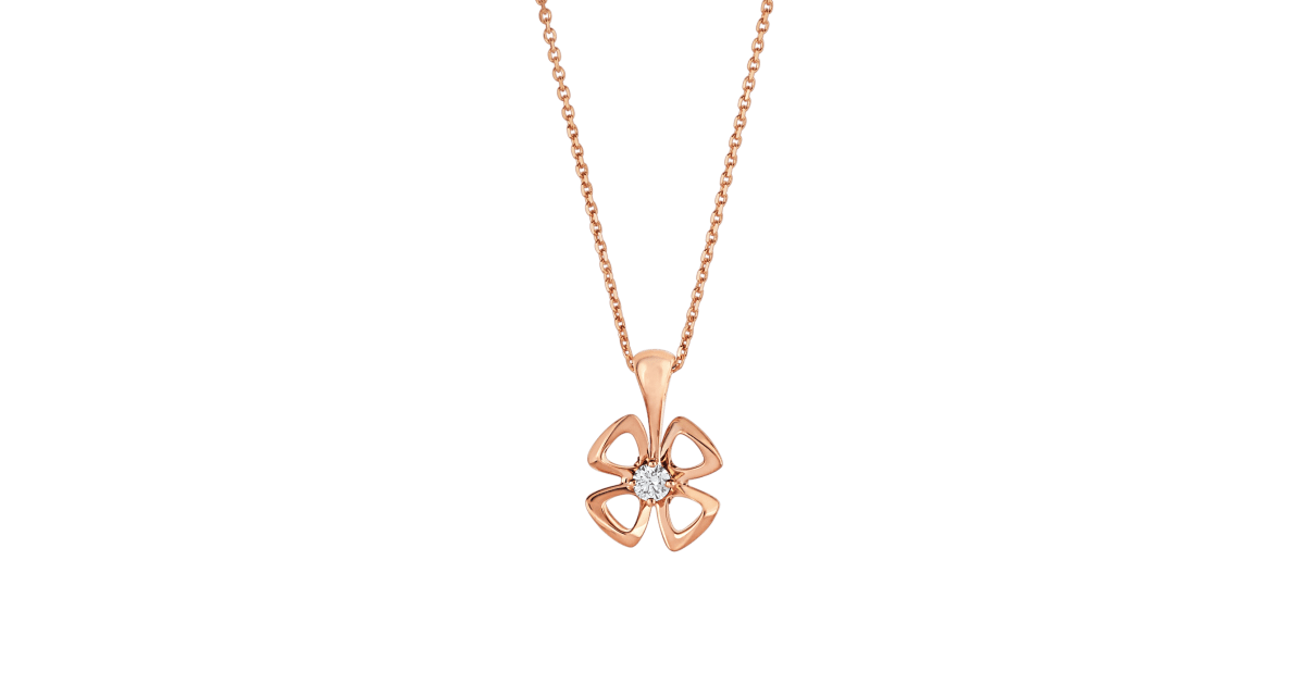 [Pearl Jewelrys]FIOREVER NECKLACE DIAMOND CENTER