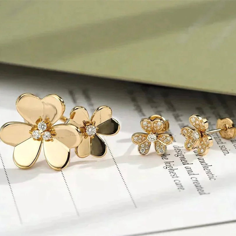 [Pearl Jewelrys]CLOVER COMOS GOLD DIAMOND RING