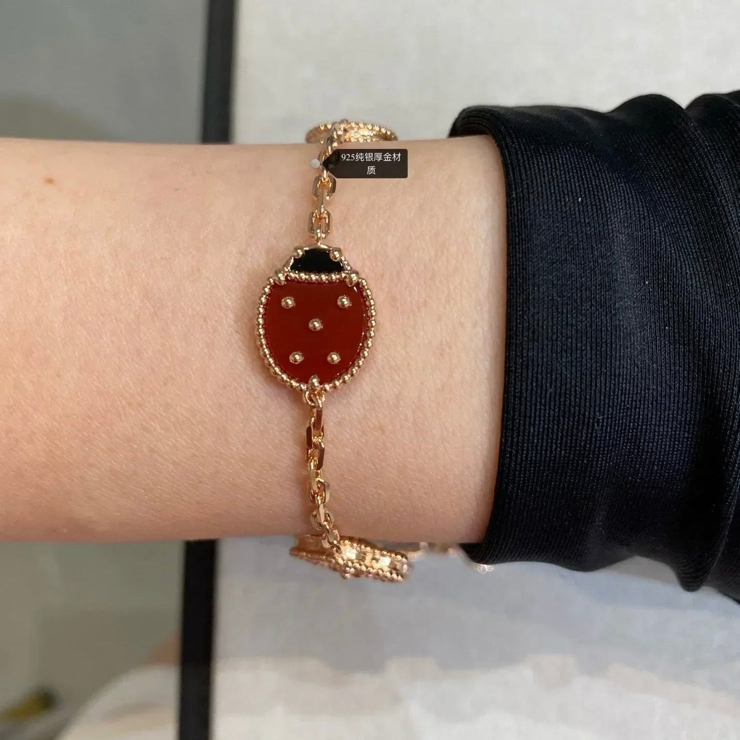 [Pearl Jewelrys]LUCKY SPRING 5 MOTIF BRACELET