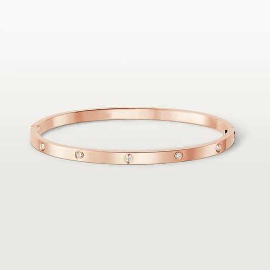 [Pearl Jewelrys]LOVE BRACELET 3.65MM 10 DIAMONDS
