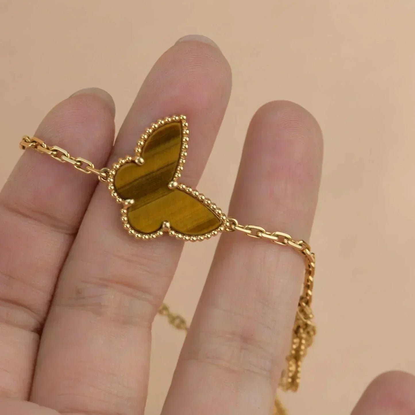 [Pearl Jewelrys]LUCKY SPRING 5 MOTIF GOLD BRACELET