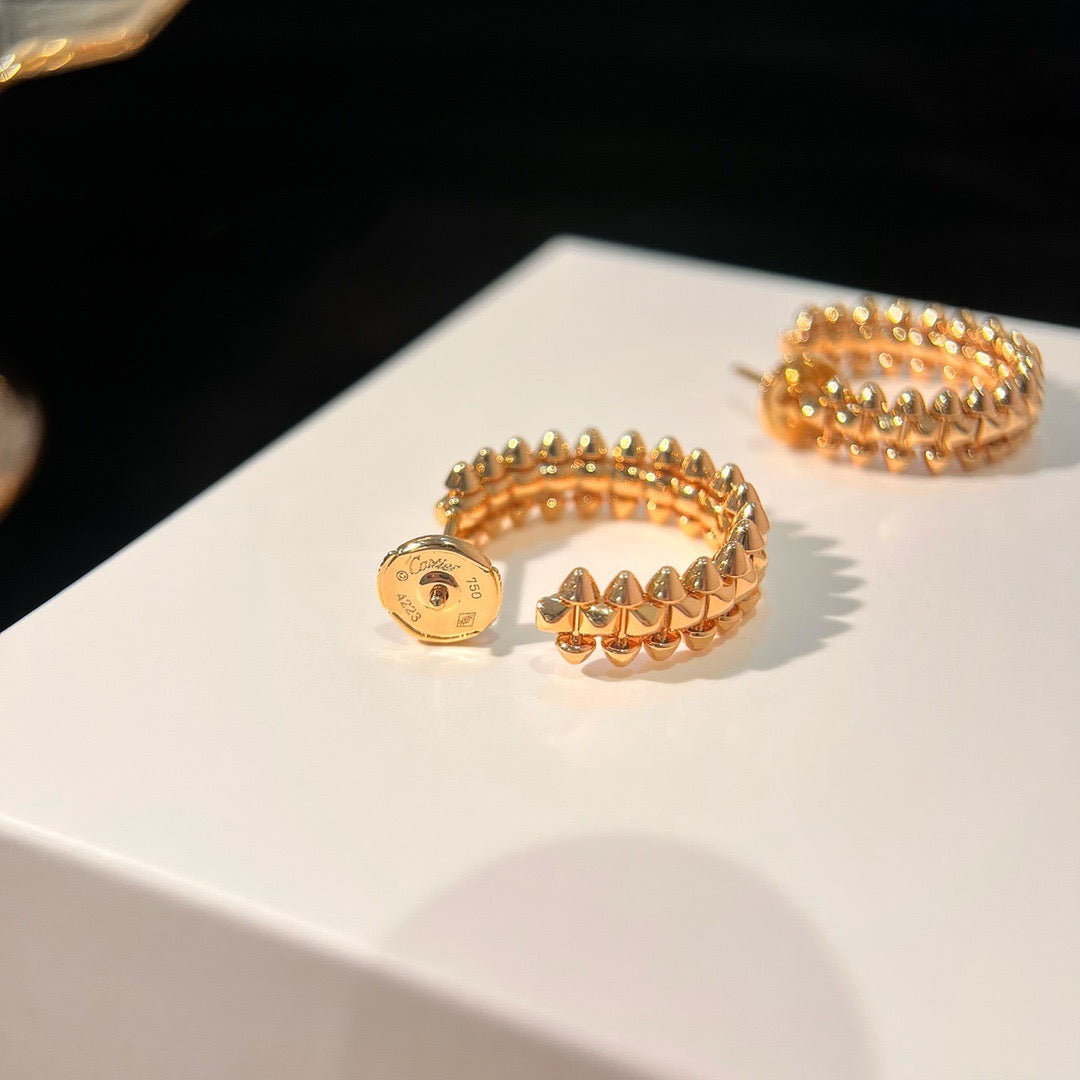 [Pearl Jewelrys]CLASH SMALL HOOP EARRINGS