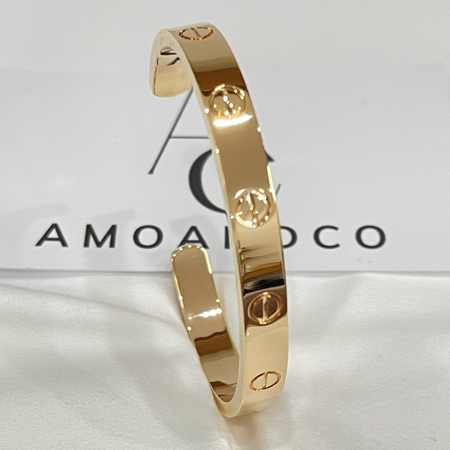 [Pearl Jewelrys]LOVE BRACELET 6.1MM OPEN CUFF