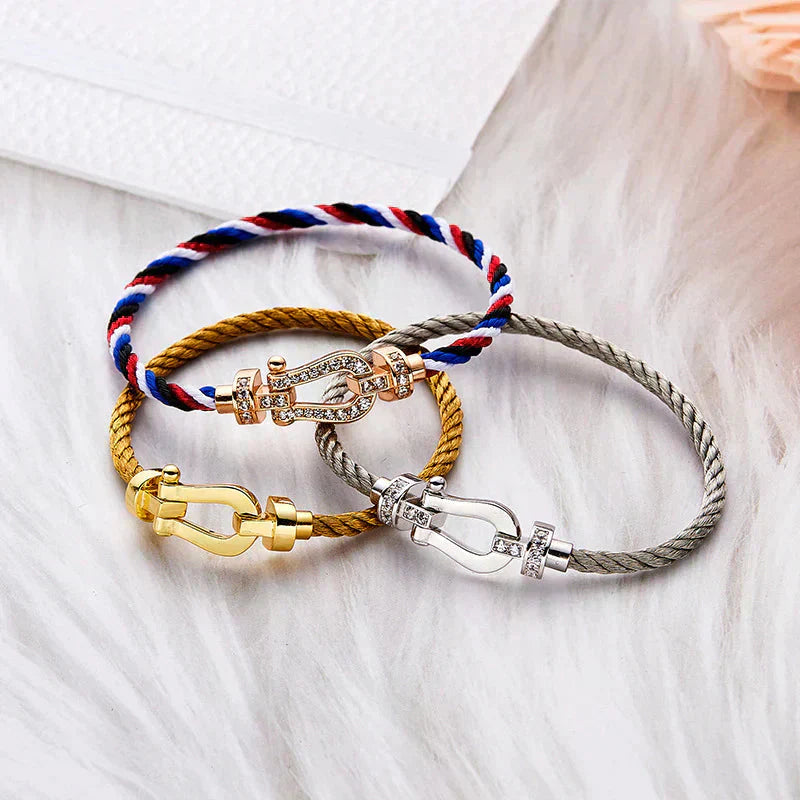 [Pearl Jewelrys]FORCE LARGE HORSESHOE NO DIAMOND BRACELET GOLD