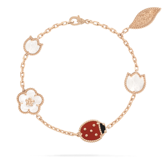 [Pearl Jewelrys]LUCKY SPRING 5 MOTIF BRACELET