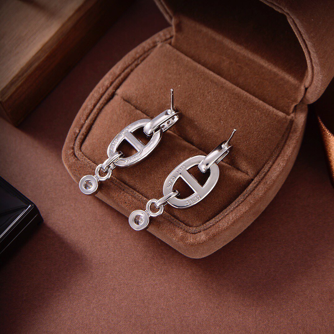 [Pearl Jewelrys]HM CHAINE DIAMOND EARRINGS