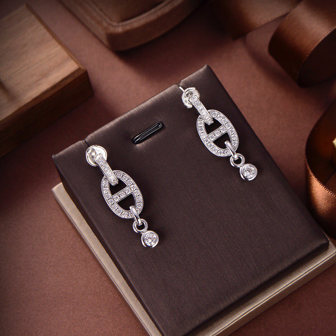 [Pearl Jewelrys]HM CHAINE DIAMOND EARRINGS