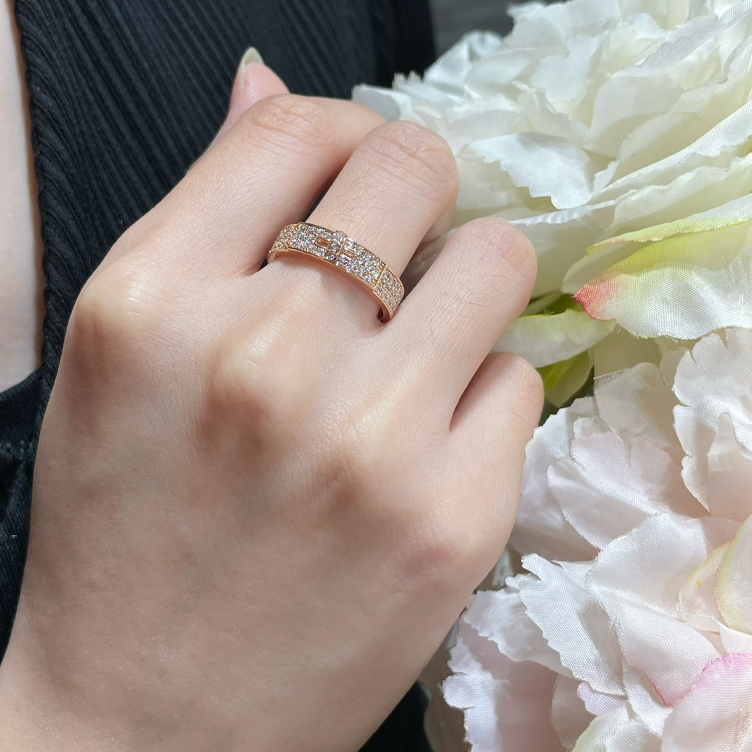 [Pearl Jewelrys]KELLY PINK GOLD DIAMOND RING