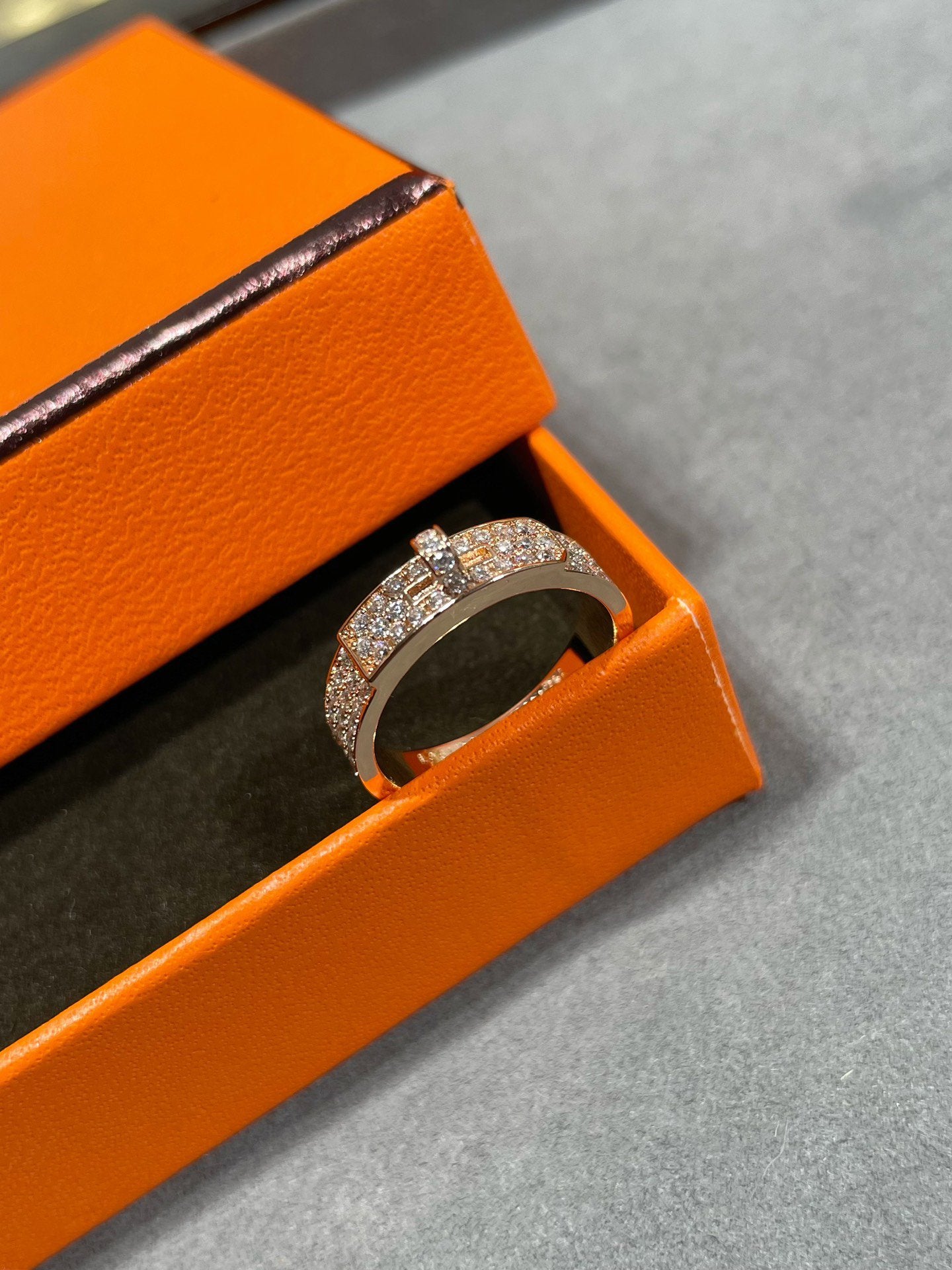 [Pearl Jewelrys]KELLY PINK GOLD DIAMOND RING