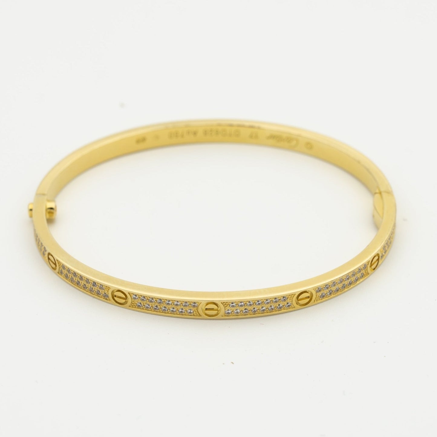 [Pearl Jewelrys]LOVE BRACELET 3.65MM DIAMOND-PAVED