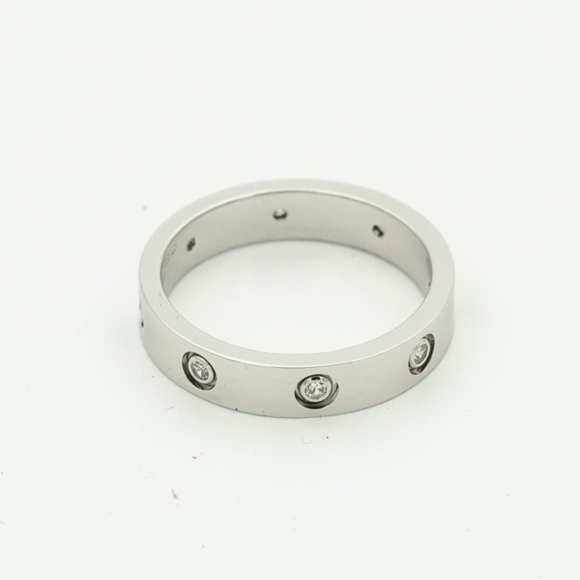 [Pearl Jewelrys]LOVE RING 3.6MM 8 DIAMONDS
