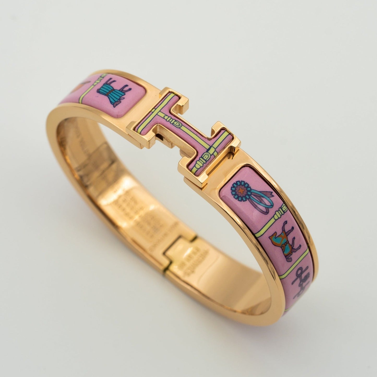 [Pearl Jewelrys]H PINK GOLD BRACELET PINK CERAMIC