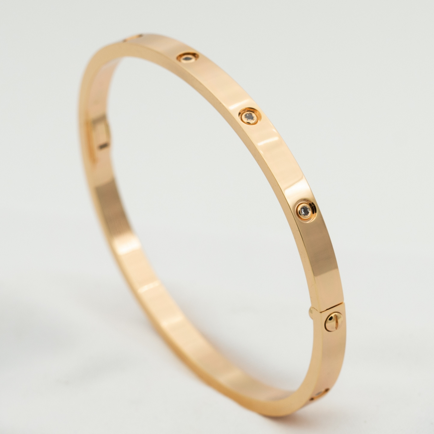 [Pearl Jewelrys]LOVE BRACELET 3.65MM 10 DIAMONDS