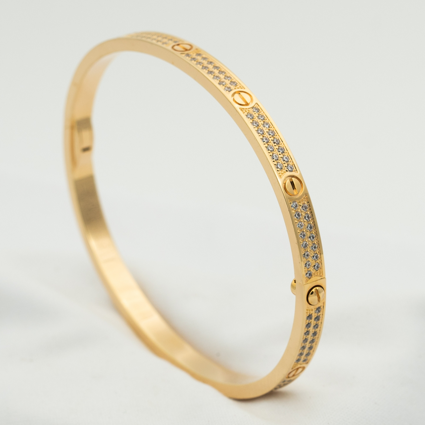[Pearl Jewelrys]LOVE BRACELET 3.65MM DIAMOND-PAVED