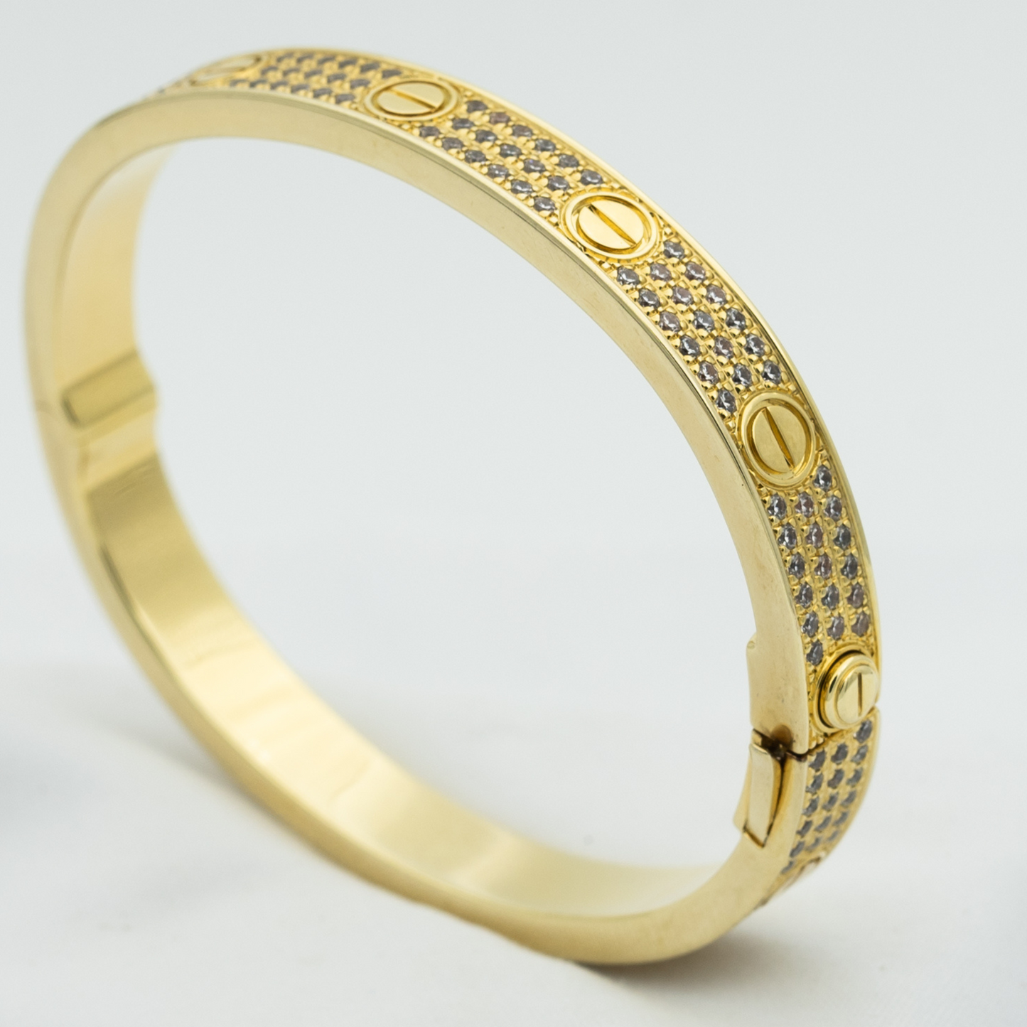 [Pearl Jewelrys]LOVE BRACELET 6.1MM DIAMOND-PAVED