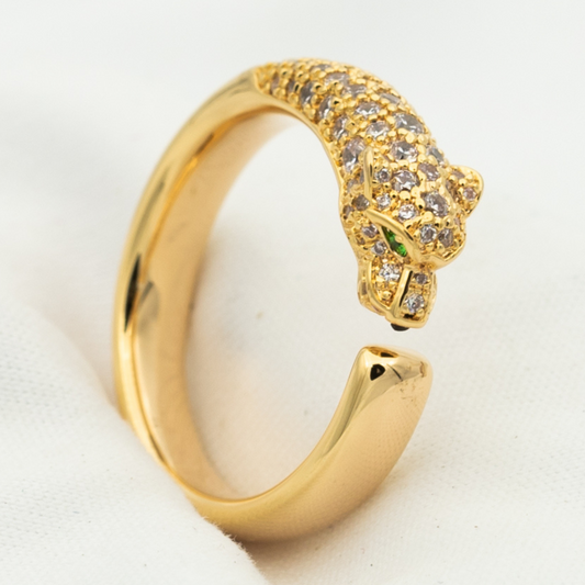[Pearl Jewelrys]PANTHERE RING DIAMOND 7.3MM