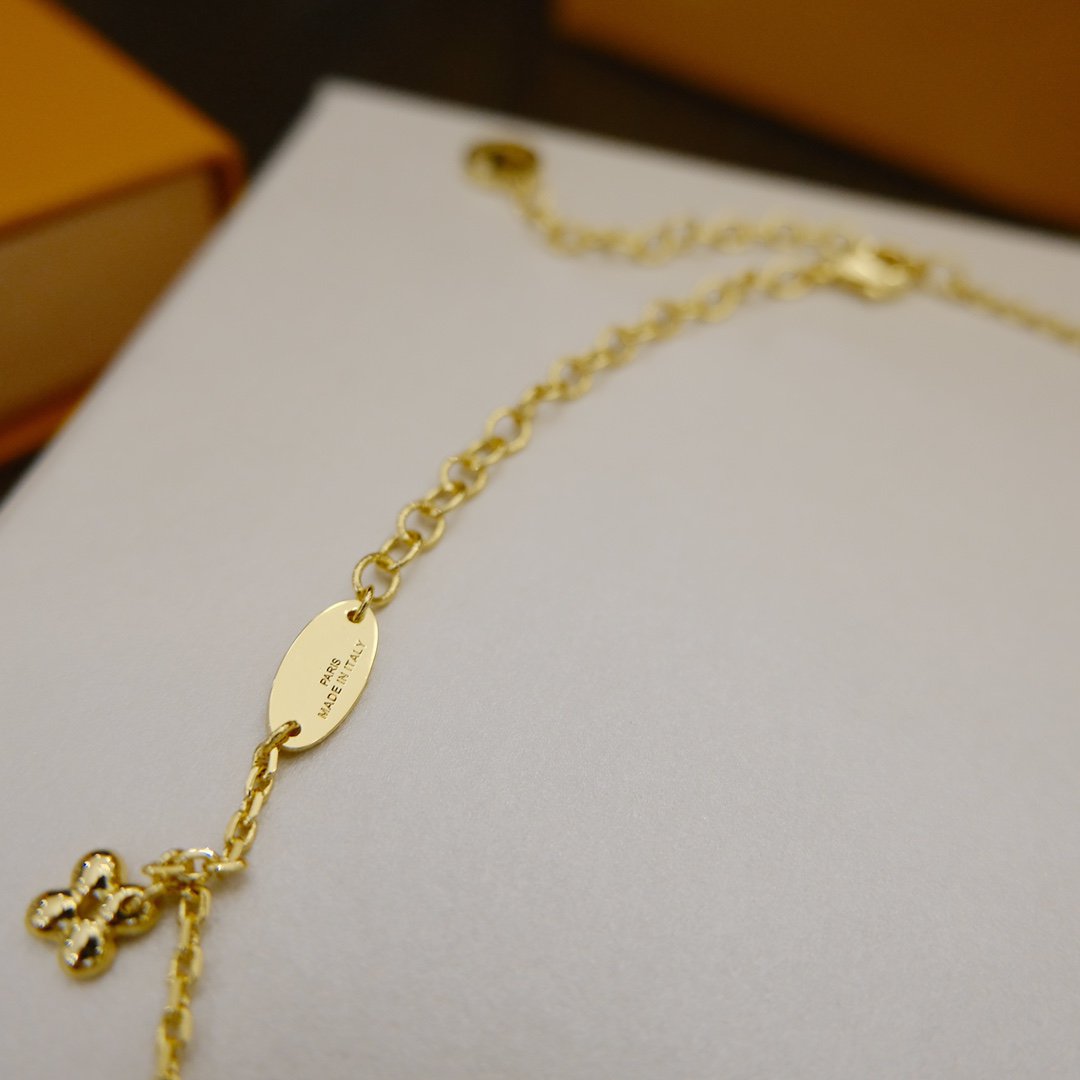 [Pearl Jewelrys]BLOOMING SUPPLE NECKLACE BRASS